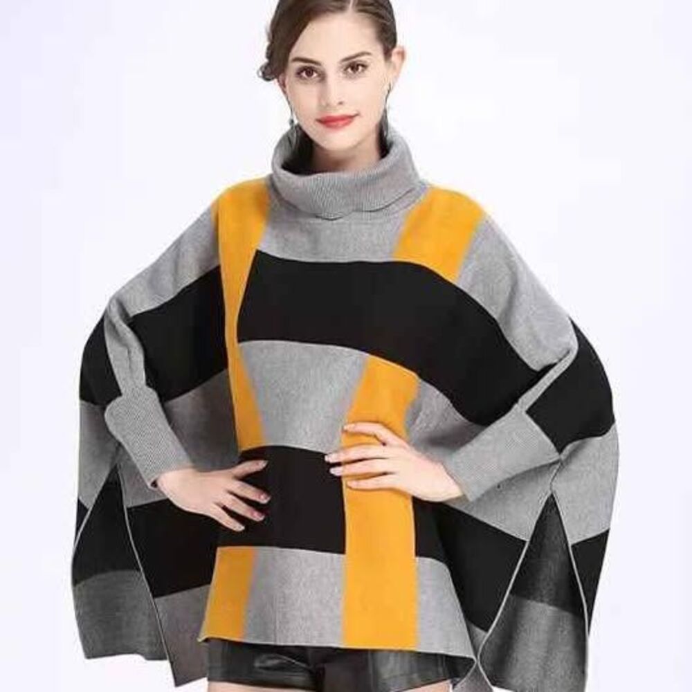 Women Stylish Poncho - Picture 2 of 6